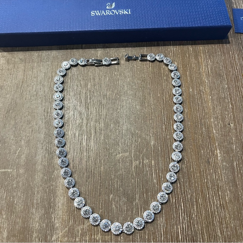 Swarovski angelic Silver Necklace